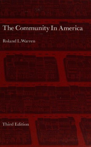 Book cover for Community in America