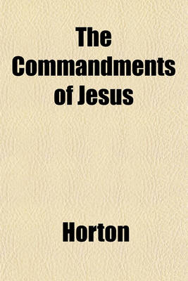 Book cover for The Commandments of Jesus