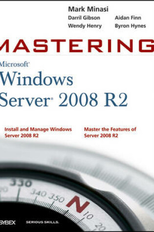 Cover of Mastering Microsoft Windows Server 2008 R2