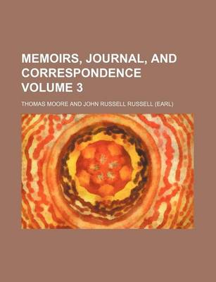 Book cover for Memoirs, Journal, and Correspondence Volume 3