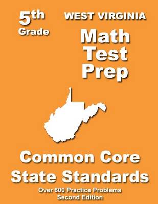 Book cover for West Virginia 5th Grade Math Test Prep