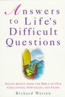 Book cover for Answers to Lifes Difficult Questions Pb