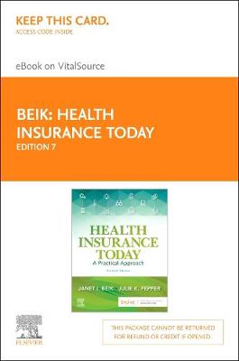 Book cover for Health Insurance Today - Elsevier eBook on Vitalsource (Retail Access Card)