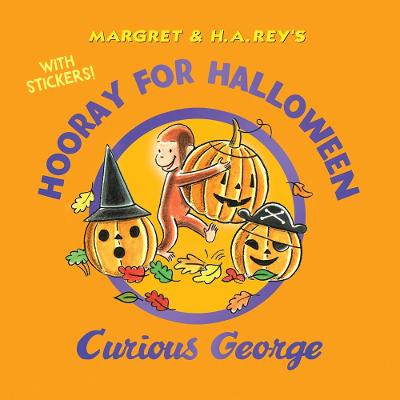 Book cover for Hooray for Halloween, Curious George (with Stickers)
