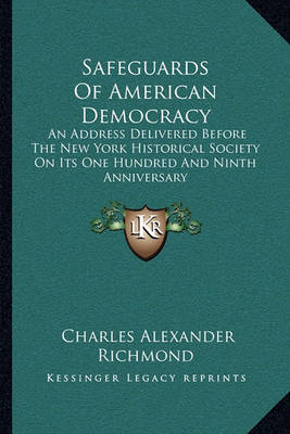 Book cover for Safeguards of American Democracy
