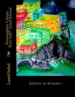 Cover of Riomaggiore Cinque Terre Italy Lined Journal