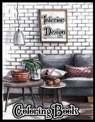 Book cover for Interior Design Coloring Book