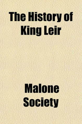 Cover of The History of King Leir