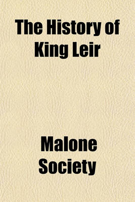 Book cover for The History of King Leir