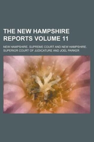 Cover of The New Hampshire Reports Volume 11