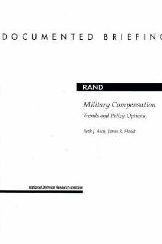 Cover of Military Compensation