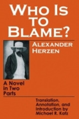 Cover of Who Is to Blame?