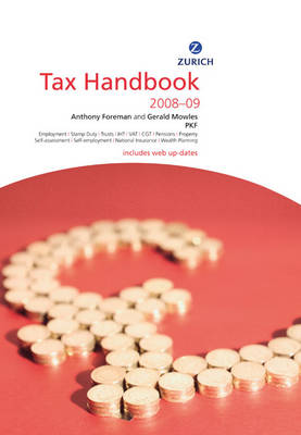 Book cover for Zurich Tax Handbook 2008-2009