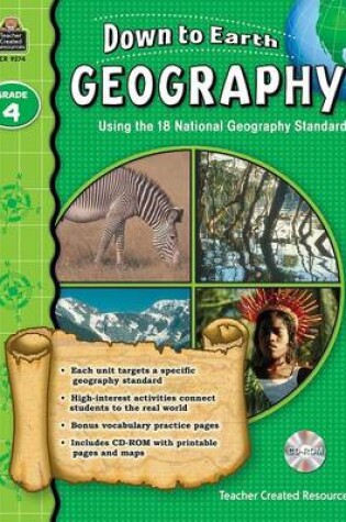 Cover of Down to Earth Geography, Grade 4