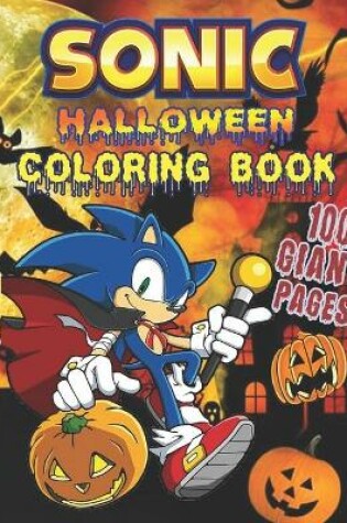 Cover of Sonic Halloween Coloring Book