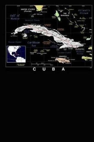 Cover of Modern Day Color Map of Cuba Journal