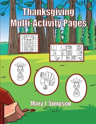 Book cover for Thanksgiving Multi-Activity Pages