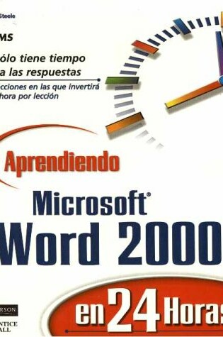 Cover of Aprendiendo Microsoft Word 2000 En 24 Horas