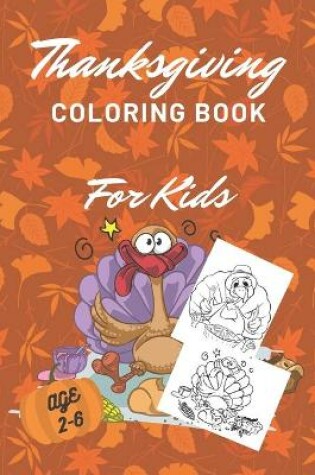 Cover of Thanksgiving Coloring Book for Kids