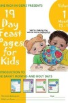 Book cover for 19 Day Feast Pages for Kids - Volume 1 / Book 4