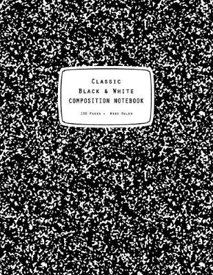 Book cover for Classic Black & White Composition Notebook
