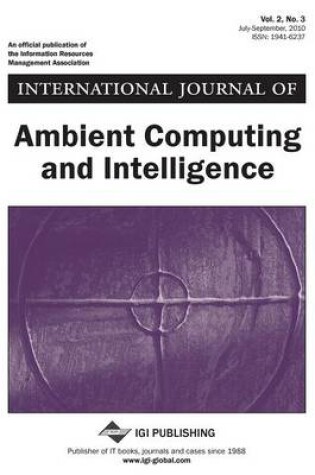 Cover of International Journal of Ambient Computing and Intelligence