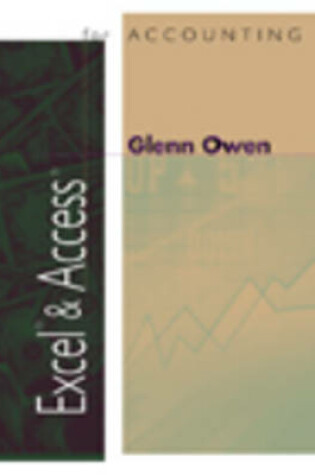 Cover of Excel and Access in Accounting