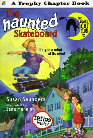 Book cover for The Haunted Skateboard