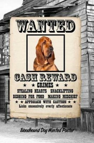 Cover of Bloodhound Dog Wanted Poster