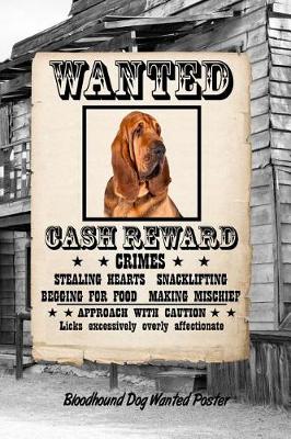 Book cover for Bloodhound Dog Wanted Poster