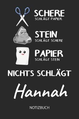 Book cover for Nichts schlagt - Hannah - Notizbuch