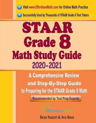 Book cover for STAAR Grade 8 Math Study Guide 2020 - 2021
