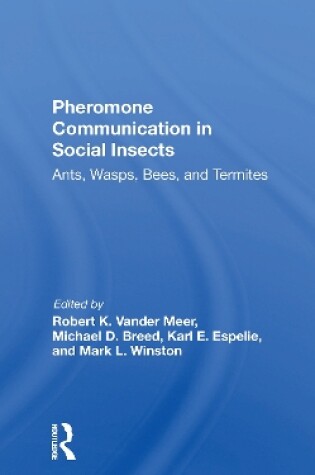 Cover of Pheromone Communication In Social Insects