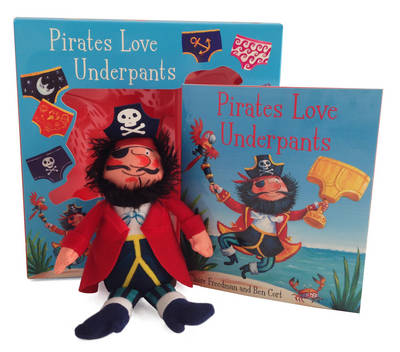 Book cover for Pirates Love Underpants Book & Plush