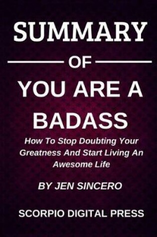 Cover of Summary Of You Are A Badass