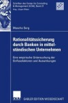 Book cover for Rationalitätssicherung durch Banken in mittelständischen Unternehmen