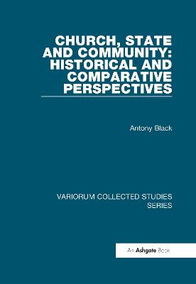 Cover of Church, State and Community: Historical and Comparative Perspectives