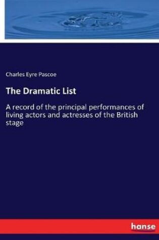 Cover of The Dramatic List