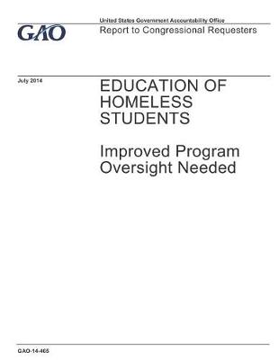 Book cover for Education of Homeless Students