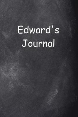 Cover of Edward Personalized Name Journal Custom Name Gift Idea Edward