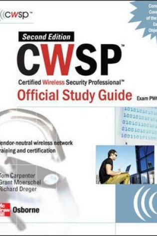 Cover of CWSP Certified Wireless Security Professional Official Study Guide (Exam PW0-200), Second Edition