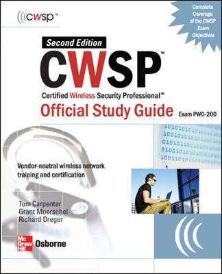 Book cover for CWSP Certified Wireless Security Professional Official Study Guide (Exam PW0-200), Second Edition