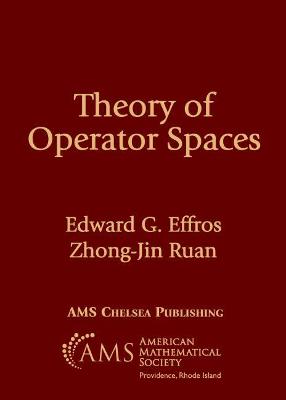 Cover of Theory of Operator Spaces