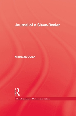 Book cover for Journal Of A Slave-Dealer