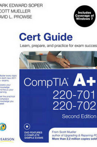 Cover of Comptia A+ 220-701 and 220-702 Cert Guide, 2/E