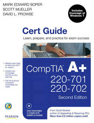 Book cover for Comptia A+ 220-701 and 220-702 Cert Guide, 2/E