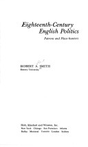 Book cover for Eighteenth Century English Politics