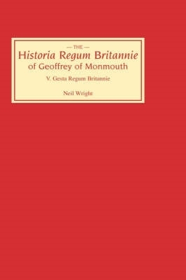 Book cover for Historia Regum Britannie of Geoffrey of Monmouth V