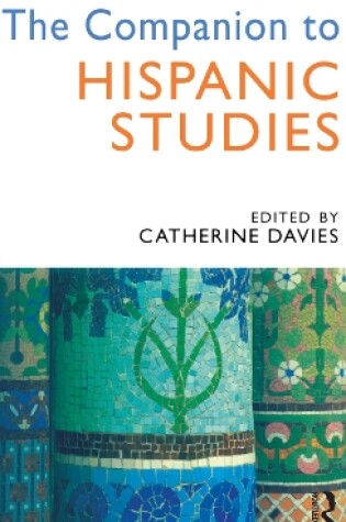 Cover of The Companion to Hispanic Studies