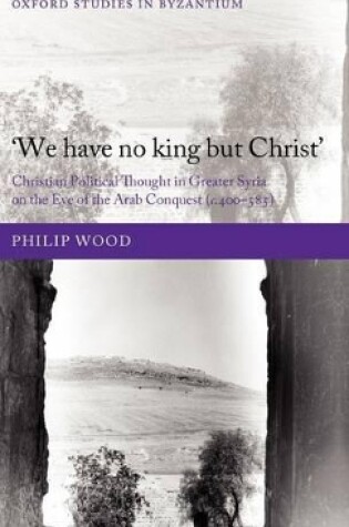 Cover of We have no king but Christ